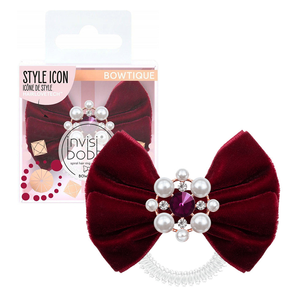 Invisibobble Bowtique British Royal gumka do włosów z kokardą Take a Bow