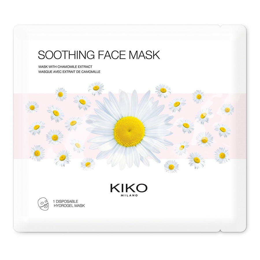 KIKO Milano Soothing Face Mask hydrożelowa nawilżająca maska do twarzy z wyciągiem z rumianku