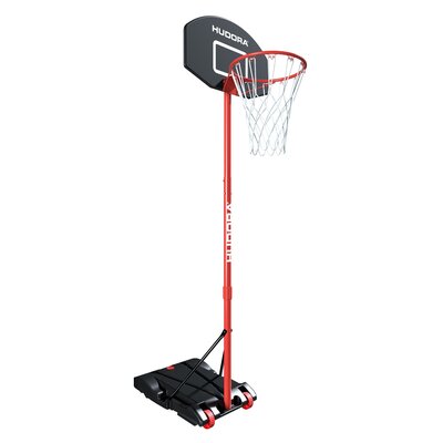Kosz do koszykówki dla dzieci Hudora Hornet 205 biały/niebieski/czerwony