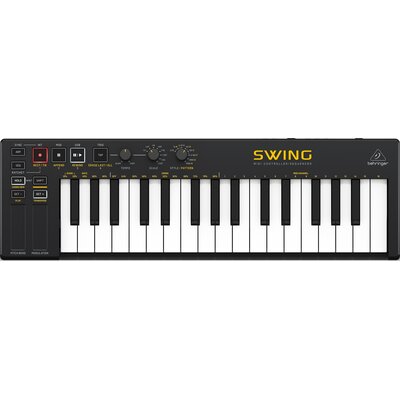 BEHRINGER SWING - klawiatura sterująca MIDI/USB z 64-krokowym polifonicznym sekwencerem, arpeggiatorem i trybem chords I Expresowa wysyłka I ...