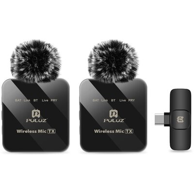 Mikrofon bezprzewodowy PULUZ PU648B (USB-C)