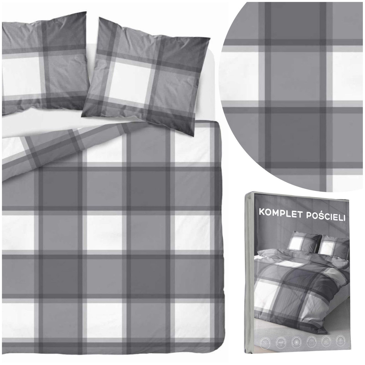 Pościel 220 x 200 3cz Mikrofibra Anatolia 4981A