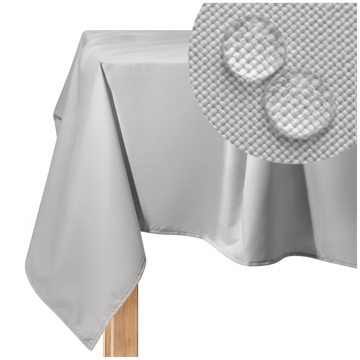 Szary Obrus Ogrodowy Wodoodporny 140x240 GAIA