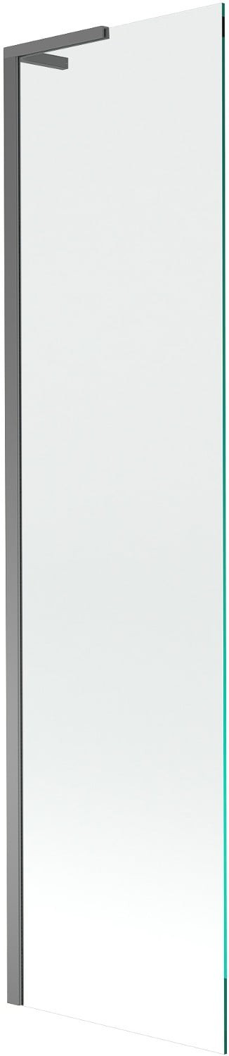 Mexen Next L parawan nawannowy 1-skrzydłowy 80 x 150 cm, transparent, gun metal - 895-080-000-03-00-95