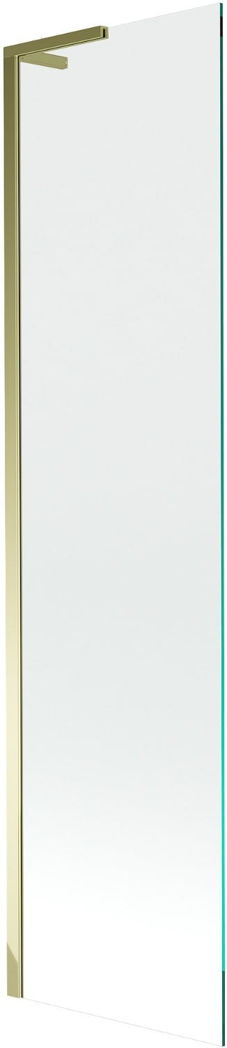 Mexen Next L parawan nawannowy 1-skrzydłowy 90 x 150 cm, transparent, złoty - 895-090-000-03-00-50