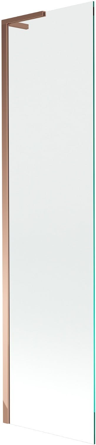 Mexen Next L parawan nawannowy 1-skrzydłowy 60 x 150 cm, transparent, różowe złoto - 895-060-000-03-00-60