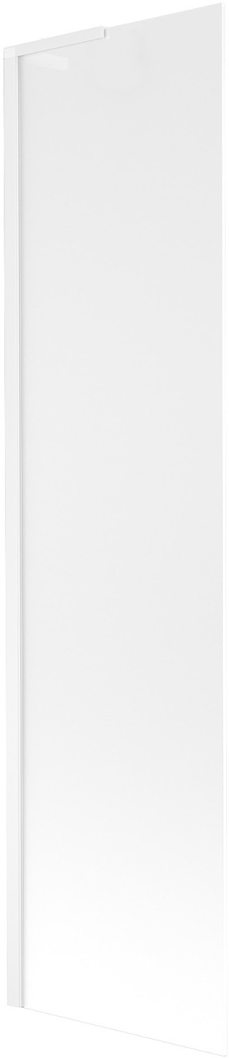 Mexen Next L parawan nawannowy 1-skrzydłowy 80 x 150 cm, szron, biały - 895-080-000-03-30-20