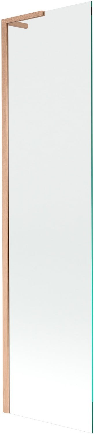 Mexen Next L parawan nawannowy 1-skrzydłowy 50 x 150 cm, transparent, miedź szczotkowana - 895-050-000-03-00-65