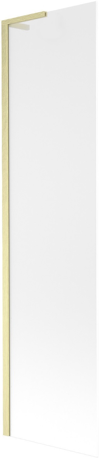 Mexen Next L parawan nawannowy 1-skrzydłowy 80 x 150 cm, szron, złoty szczotkowany - 895-080-000-03-30-55