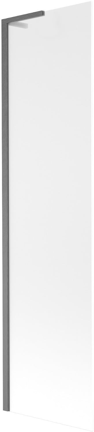 Mexen Next L parawan nawannowy 1-skrzydłowy 90 x 150 cm, szron, gun gray szczotkowany - 895-090-000-03-30-66
