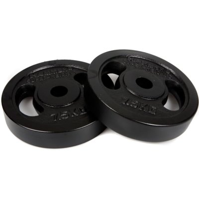 Hammer ciężarków 2 X 7.5 kg żelaza, czarny 4620