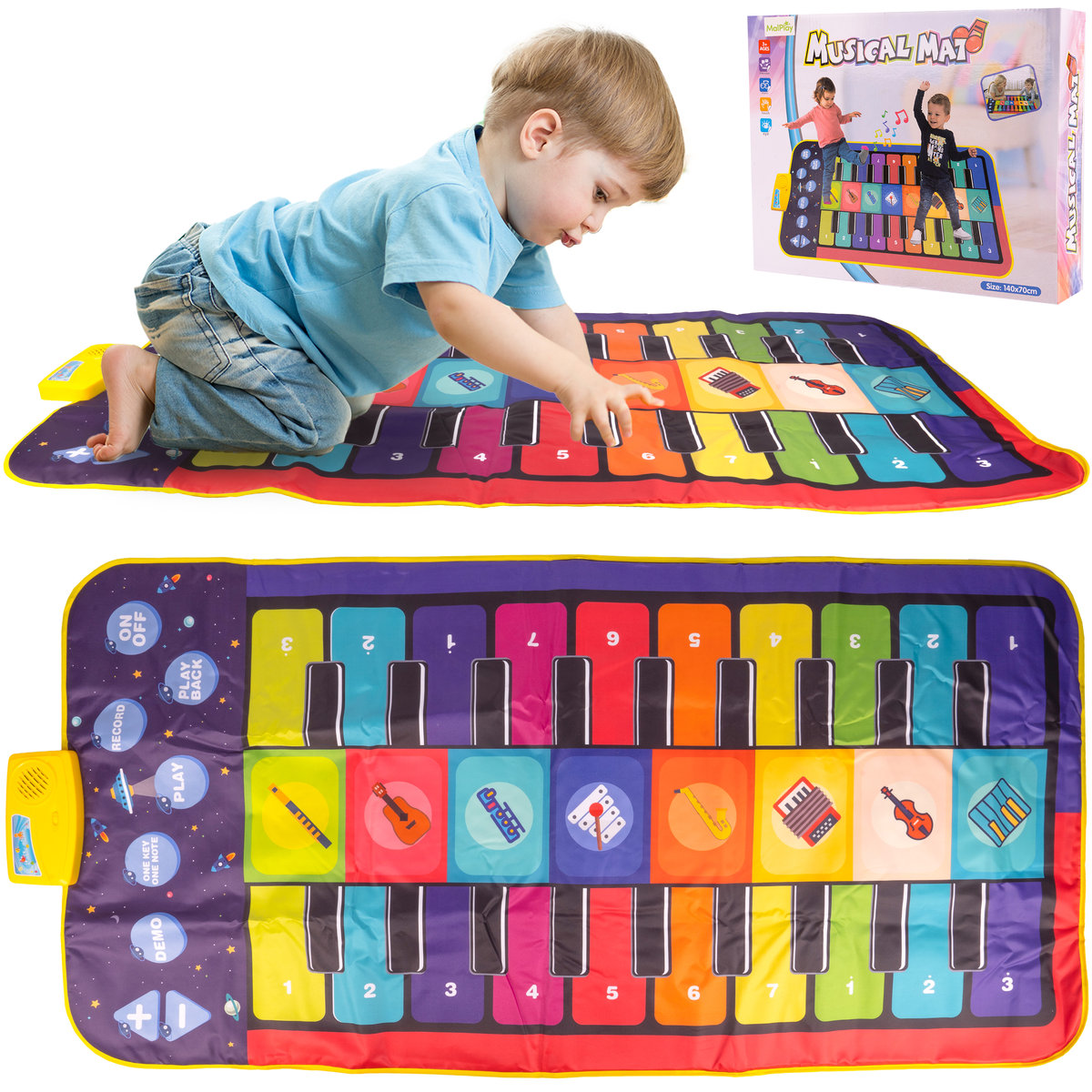 Mata Muzyczna do Tańczenia Elektroniczna Interaktywna