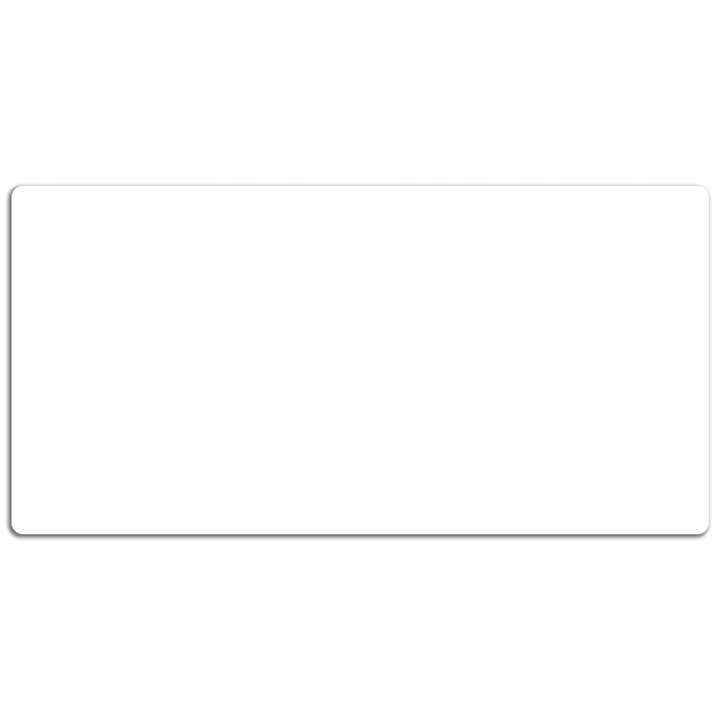 Podkładka dekoracyjna - mata ochronna na biurko - Biała DESKMAT 120x60
