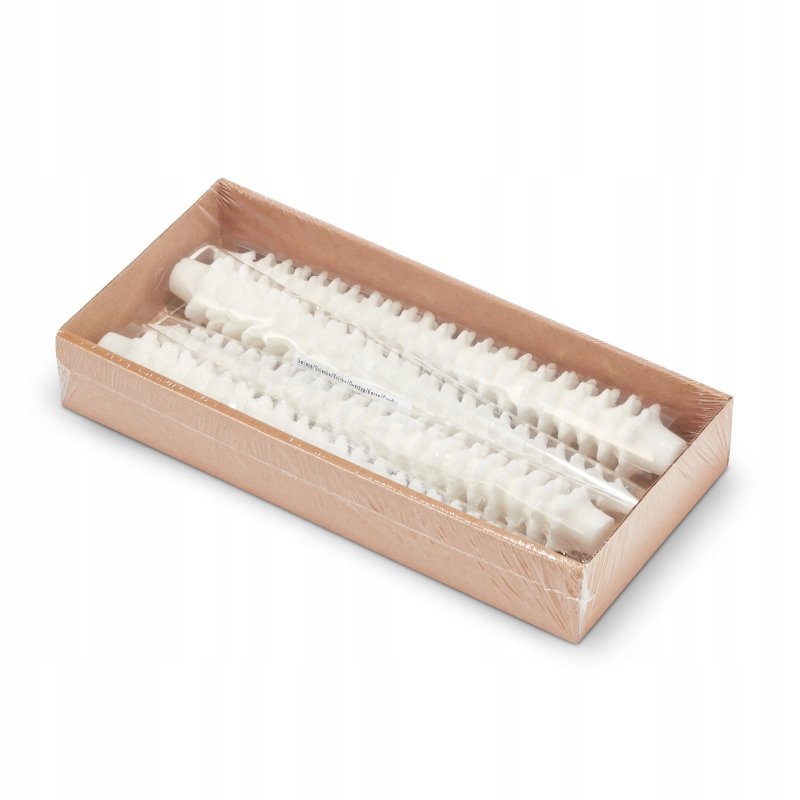 Świeczka do świecznika CHOINKA 24cm BIAŁA 4szt.