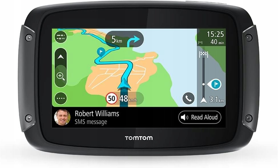TomTom Motocyklowy Navi Rider 500 czarny, 16 GB aktualizacje przez Wi-Fi