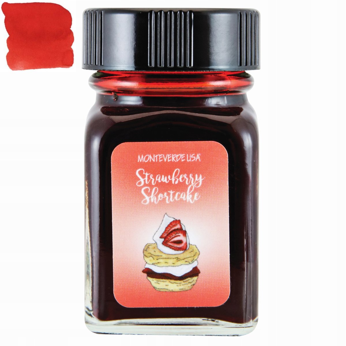 ATRAMENT MONTEVERDE SWEET LIFE STRAWBERRY SHORTCAKE 30ml czerwony