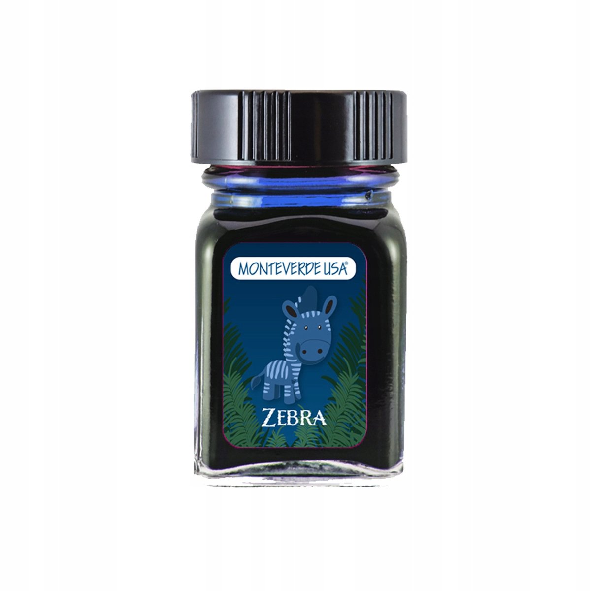 Atrament niebieski Monteverde Jungle Zebra