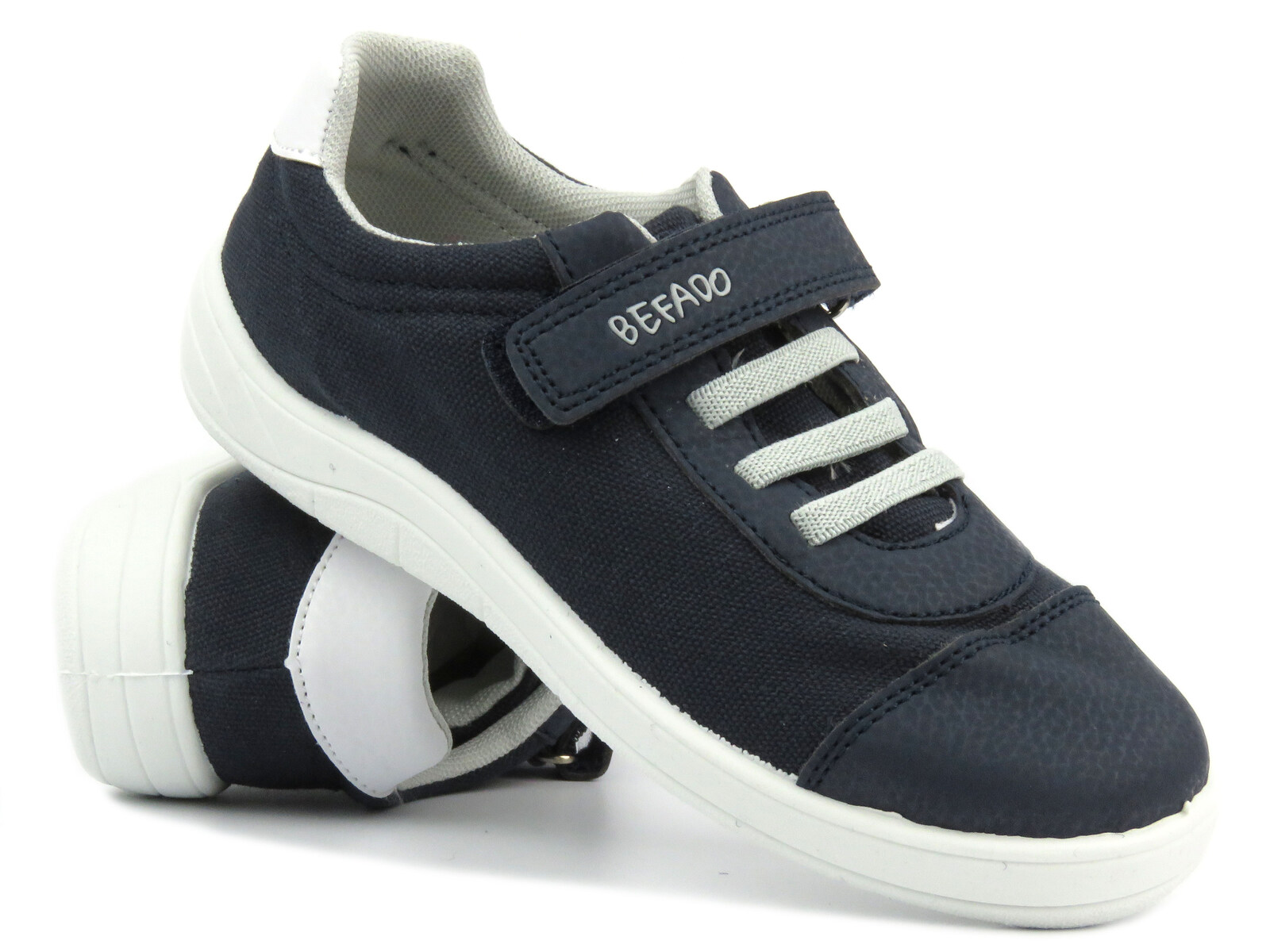 Buty sportowe, trampki dziecięce, młodzieżowe - BEFADO 451Y003, granatowe - Befado