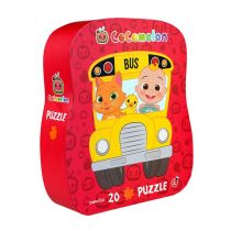 Puzzle dla dzieci w ozdobnym pudełku Autobus Cass Film