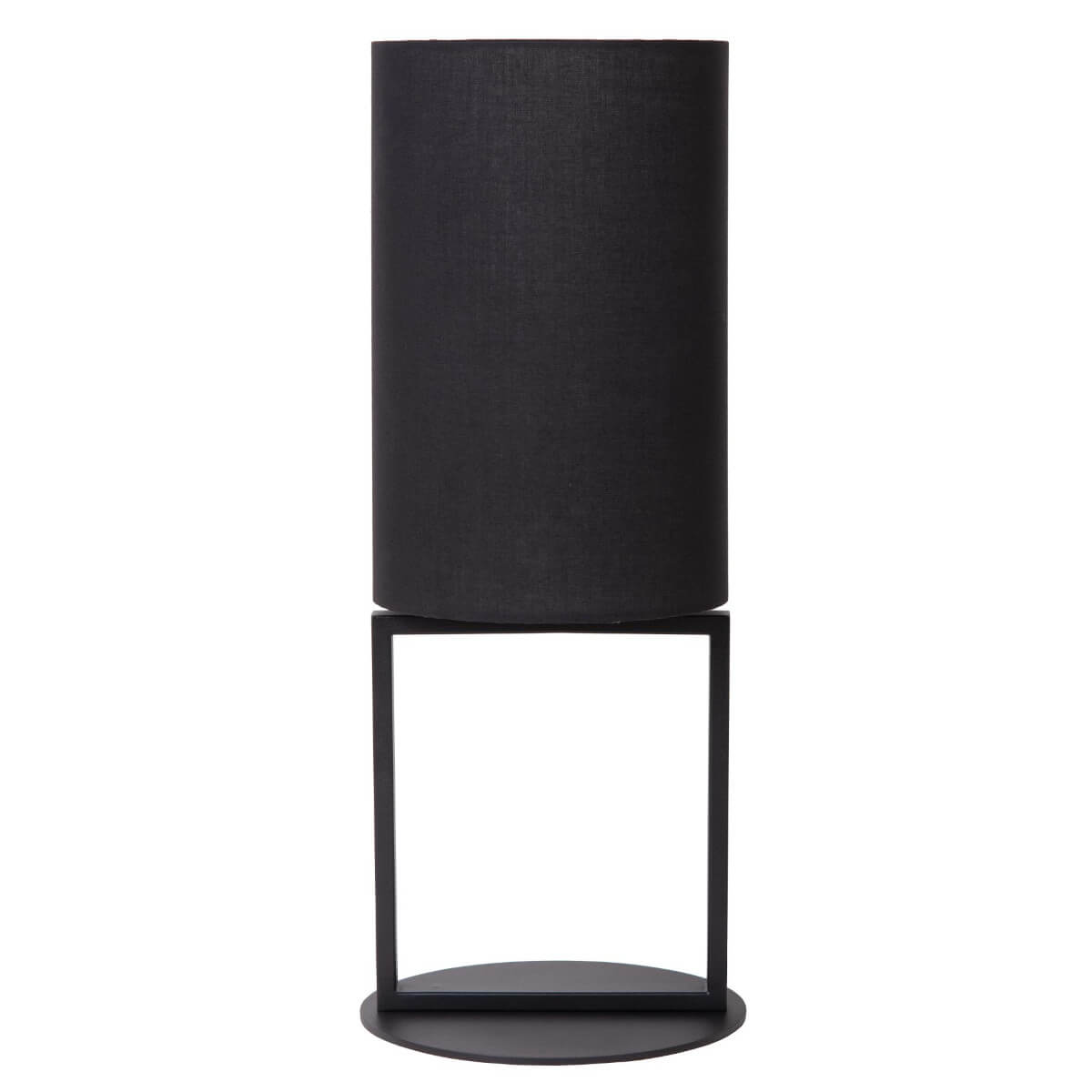 Stołowa lampa z abażurem Herman 30562/81/30 Lucide tuba czarny