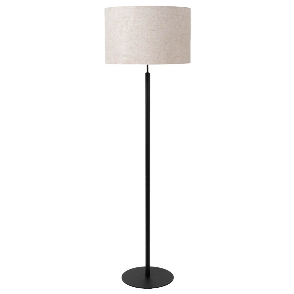 Podłogowa lampa materiałowa Maya 45709/81/38 Lucide czarny złoty