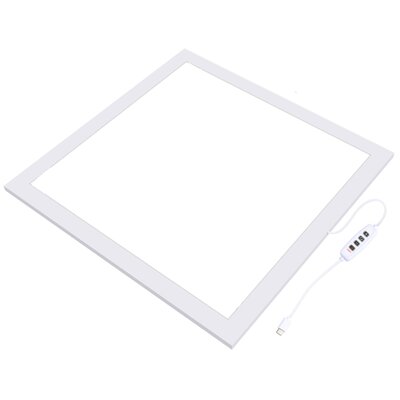 Bezcieniowa podstawa lampa LED Puluz 1200 lumenów, 33,3cm x 33,3cm Powierzchni efektywnej