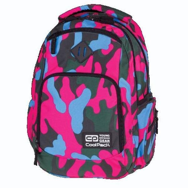 Plecak szkolny dla dzieci, moro, różowy, CoolPack
