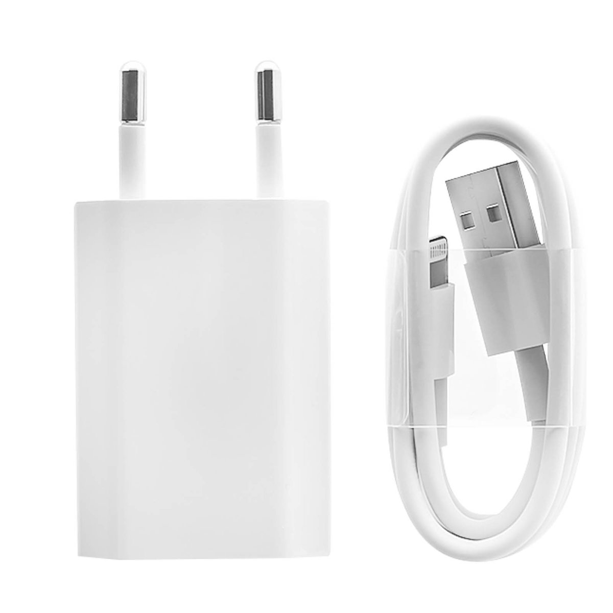 Ładowarka A1400 MD818 oryginalny kabel Apple Lightning - biały