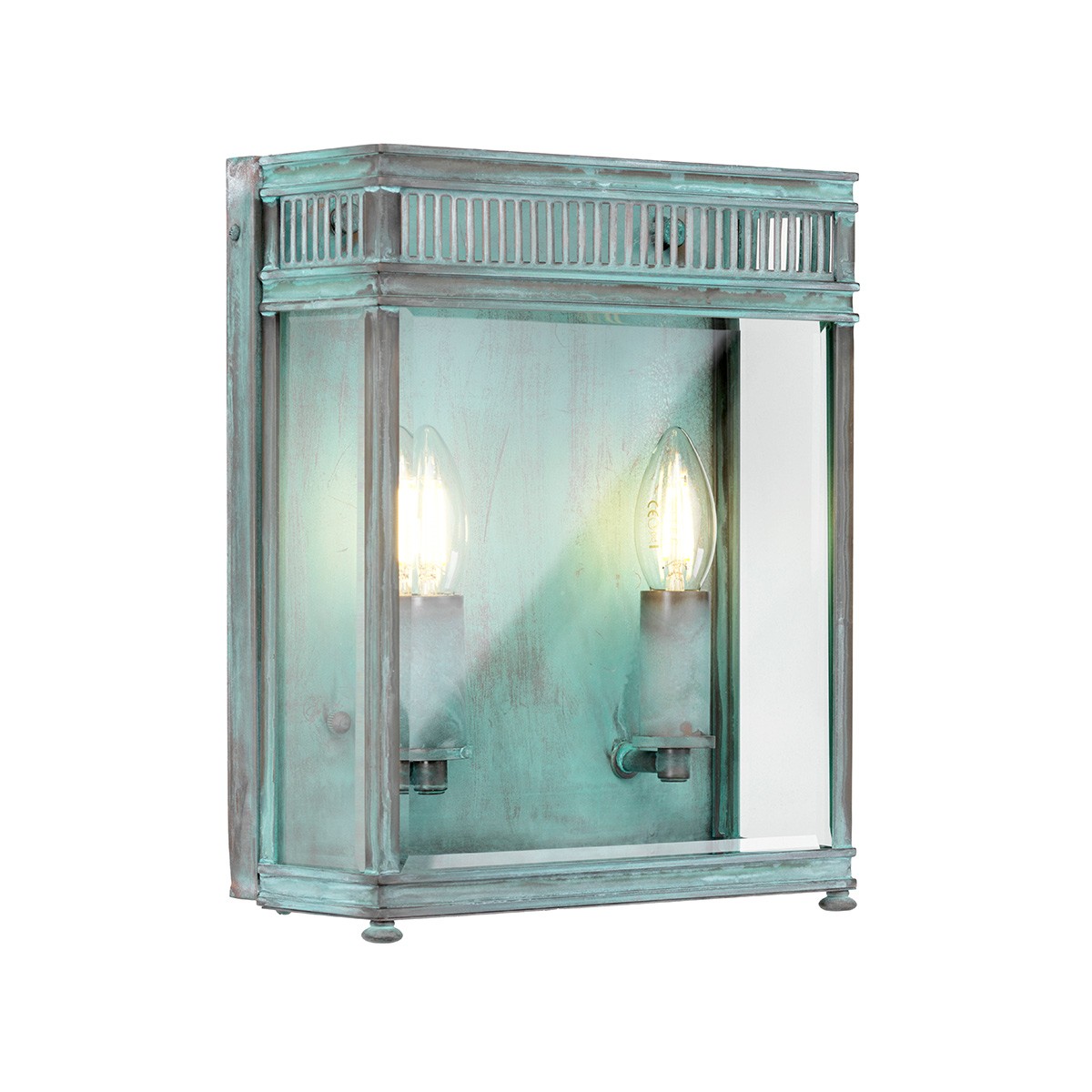 Holborn latarnia naścienna szara HL7-M-VDG Elstead Lighting