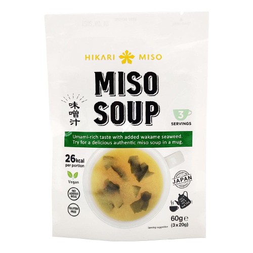 Miso soup inst. 3x20g Hikari