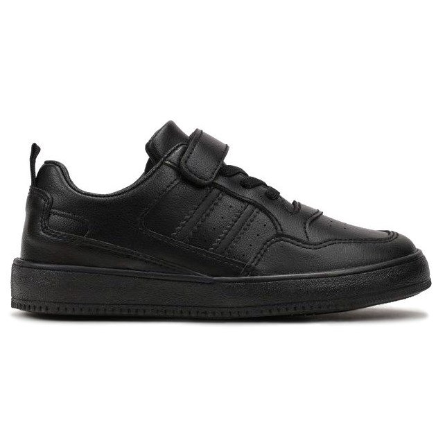 Buty Dziecięce Skórzane Czarne Na Rzepy Sneakersy Trampki Wygodne Lekkie Modne Stylowe 29