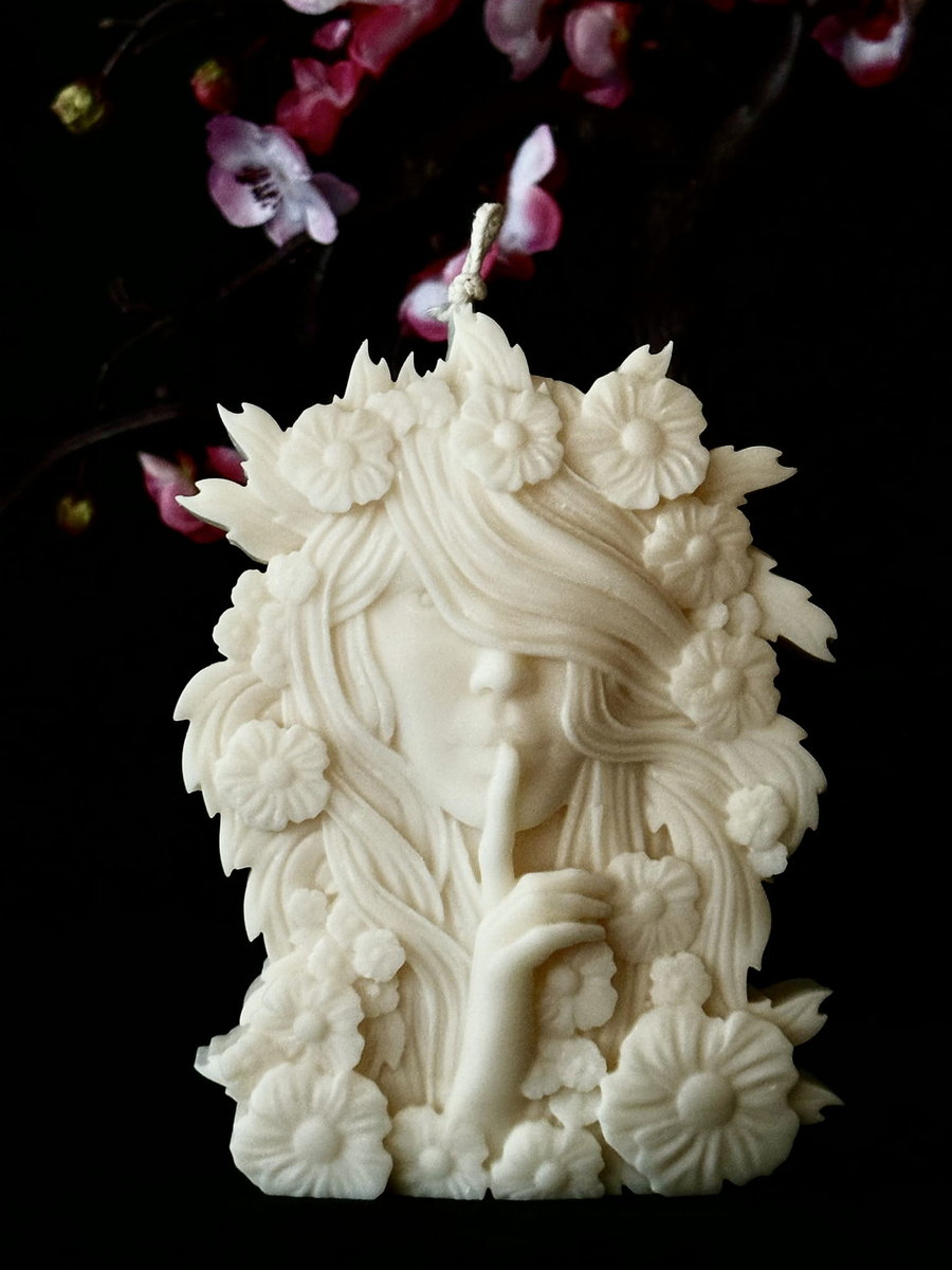 Świeca Sojowa Ozdobna Lea W Pudełku Prezentowym