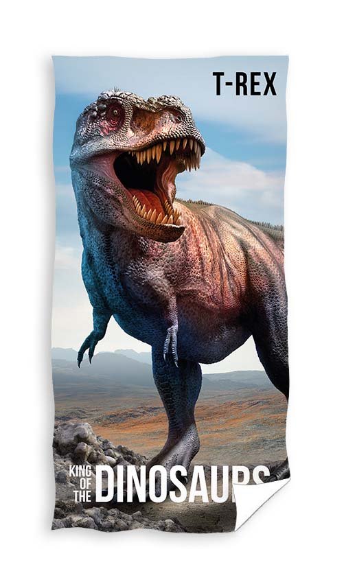 Ręcznik Dinozaur 70x140 kąpielowy plażowy Carbotex