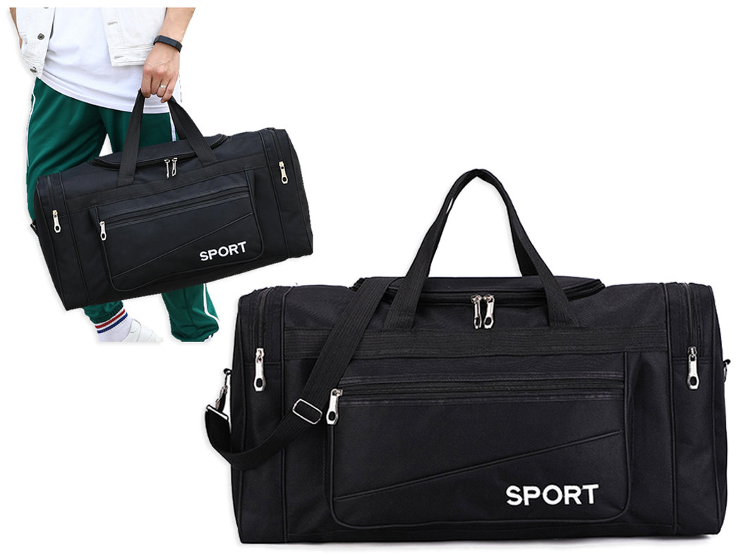 TORBA podróżna sportowa treningowa NA SIŁOWNIĘ fitness na ramię POJEMNA 55L