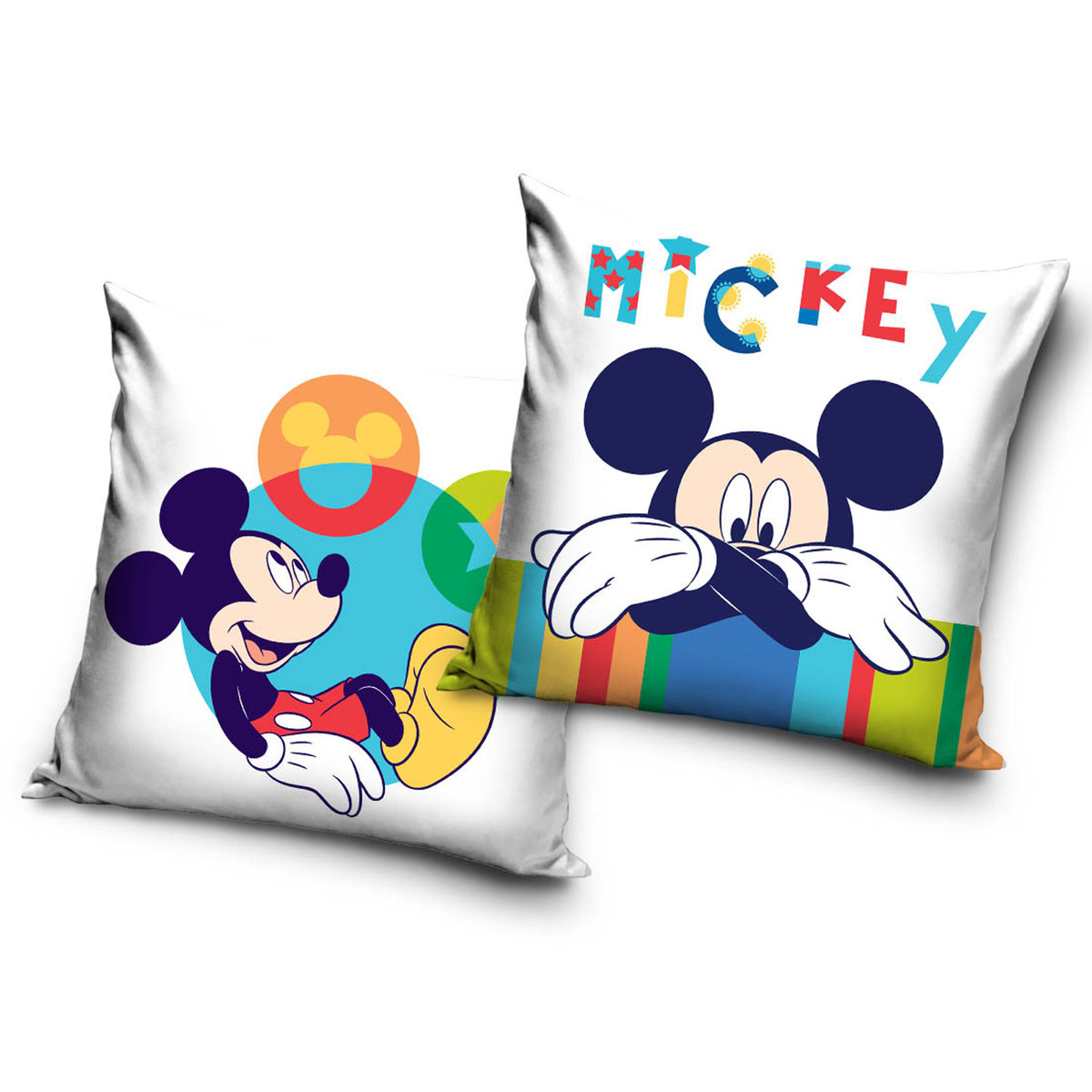 Poszewka 40x40 dekoracyjna MIĘKKI VELVET dla dziecka Myszka Mickey Miki