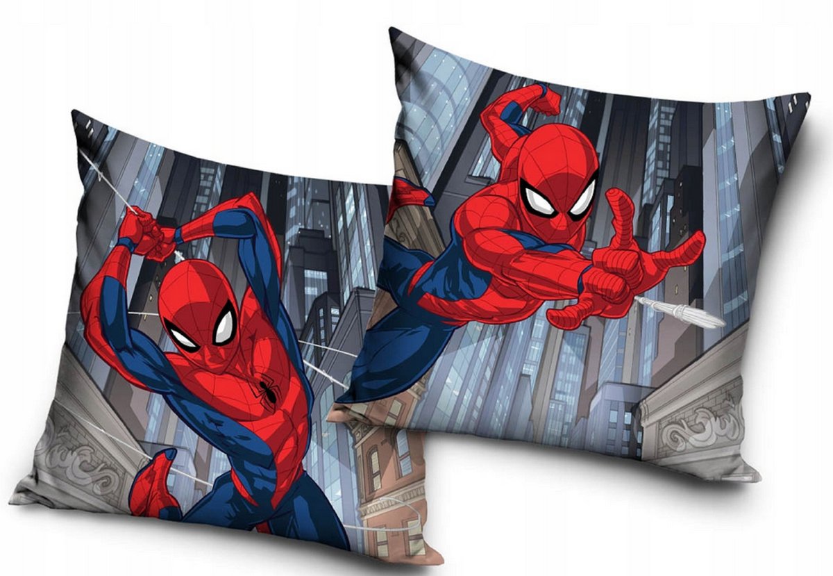 Poszewka  Velvet 40x40 miła pluszowa Spiderman