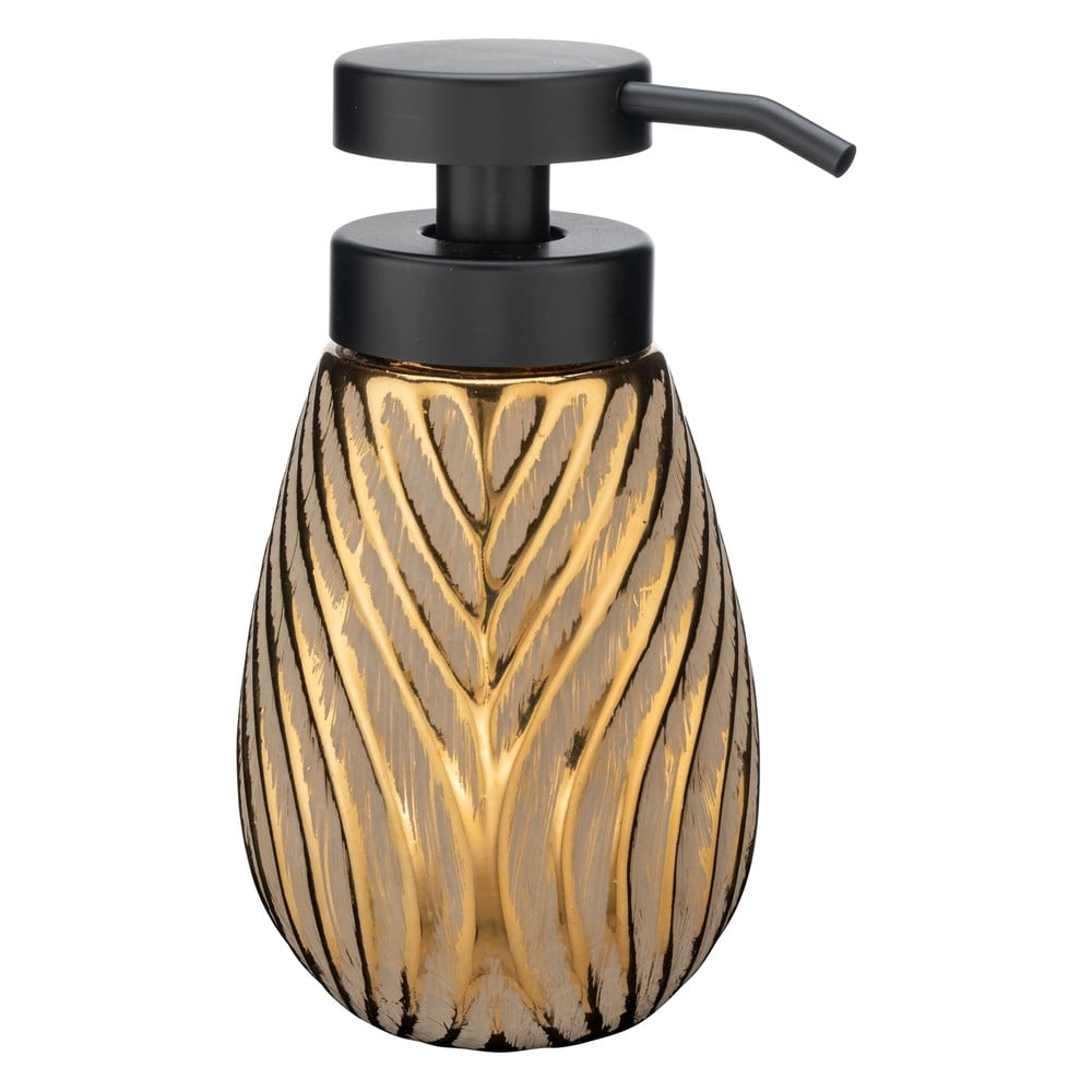 Ceramiczny dozownik do mydła w kolorze złota 330 ml Idro – Wenko