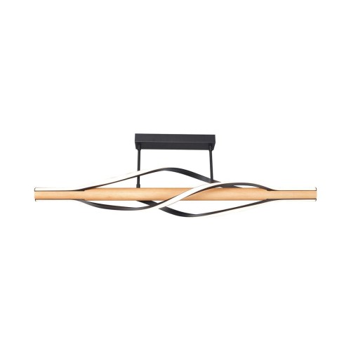 Baez lampa sufitowa 3xLED/30W czarna C230857003