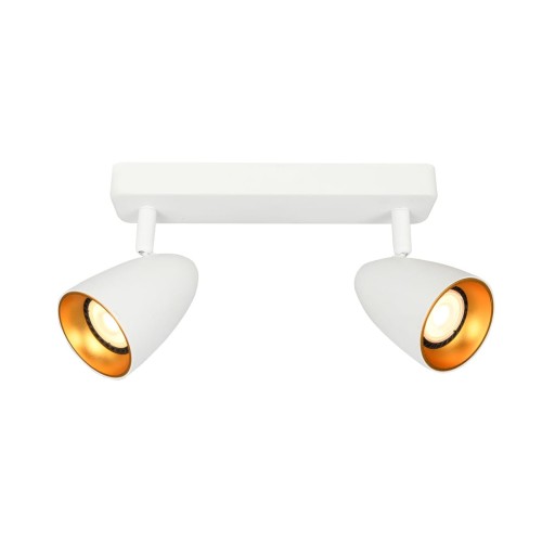 Tino lampa sufitowa (spot) 2xGU10 biała/złota SPL-36748-2-WH-GD