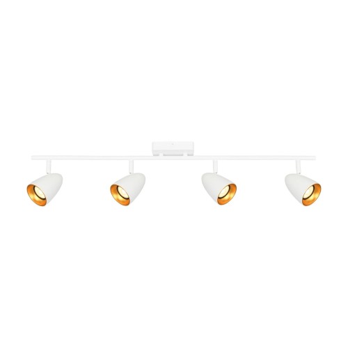 Tino lampa sufitowa (spot) 4xGU10 biała/złota SPL-36748-4-WH-GD