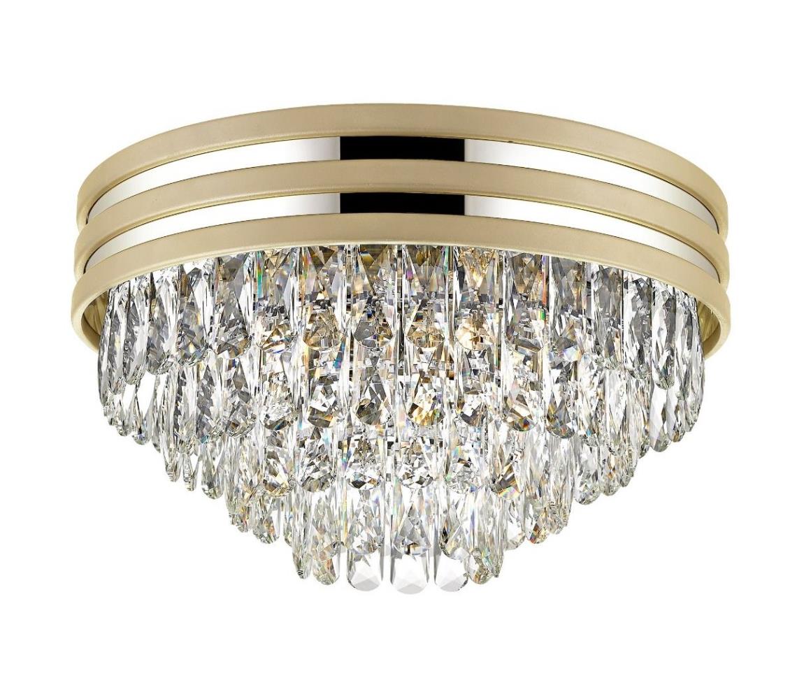 Brilagi - LED Plafon kryształowy VELURE 5xE14/40W/230V złoty