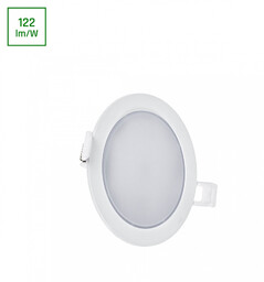 ALGINE ECO 2w1 NATYNK-PODTYNK DOWNLIGHT 6W NW 230V 110st IP20 IK06 115x35mm BIAŁY okrągła