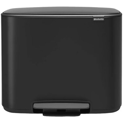 Brabantia Kosz na śmieci kuchenny 36l Bo Pedal Bin 1 komora czarny mat 12 14 63