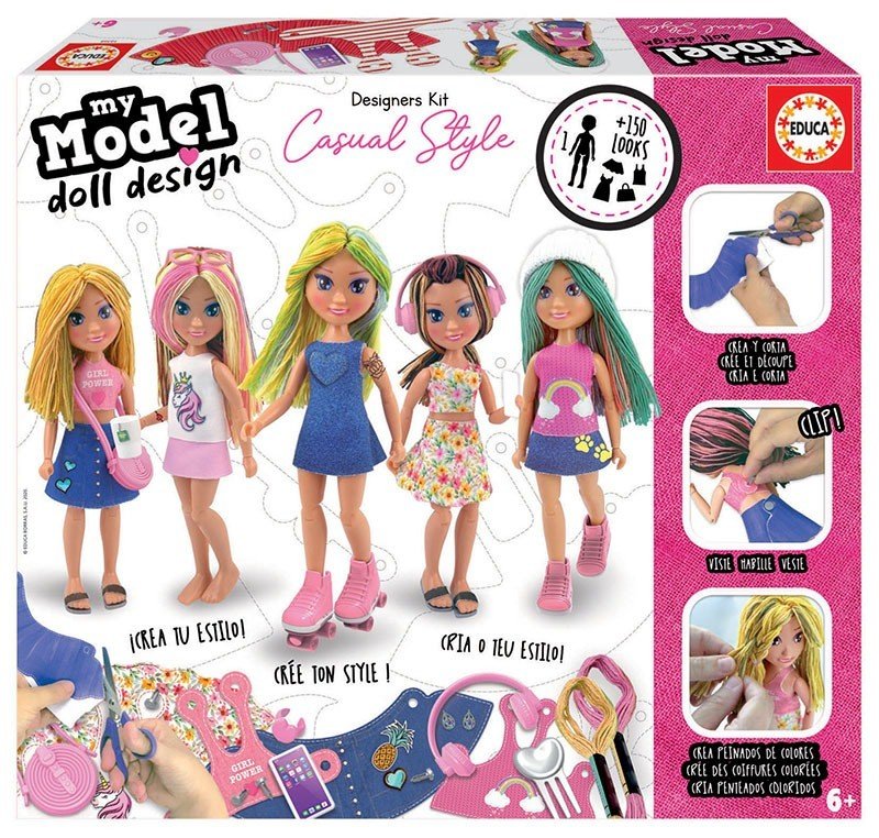 Projekt lalki Mój Model - Styl Casual (EDU18368)