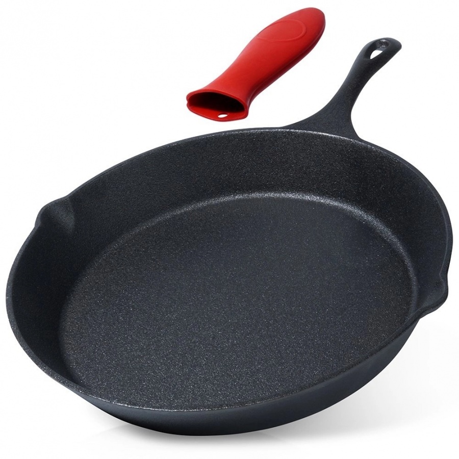 Patelnia żeliwna z silikonową nakładką cast line 30 cm kod: O-199037