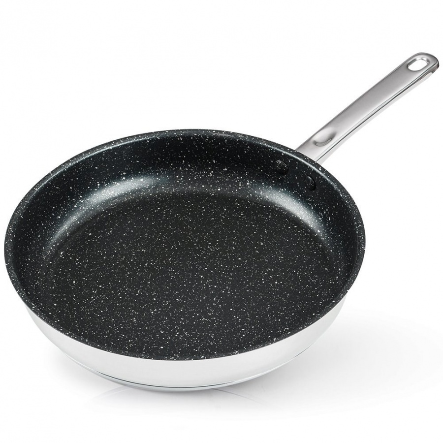 Patelnia stalowa granitowa 28 cm kod: O-199019