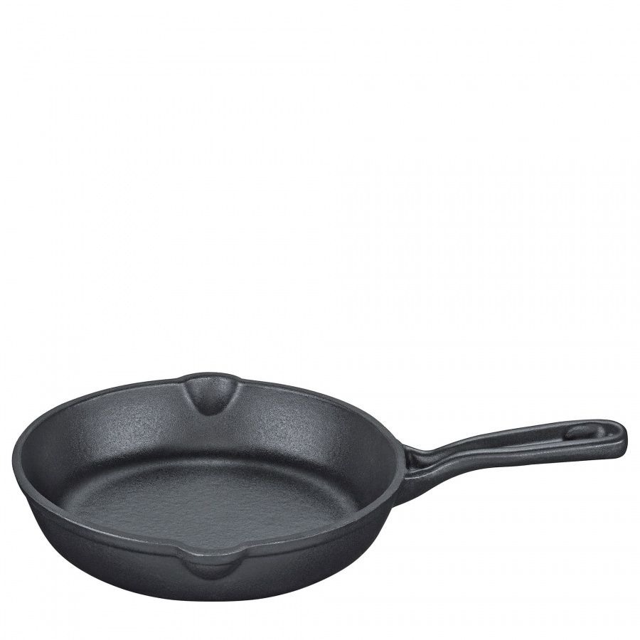 Patelnia żeliwna, śred. 16 cm, czarna kod: KU-0403151016