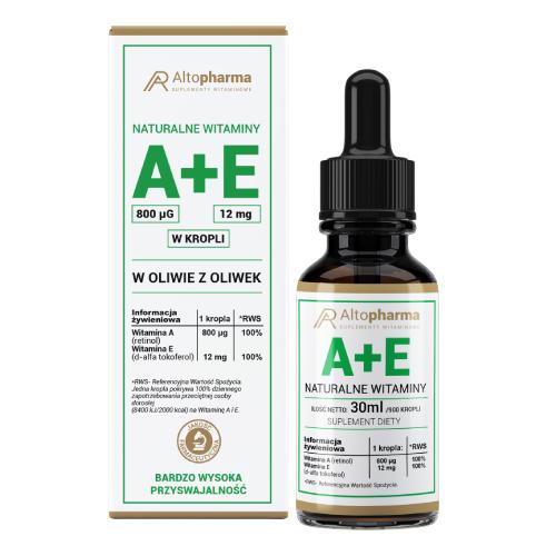 ALTOPHARMA Naturalna witamina A+E forte krople, 30 ml