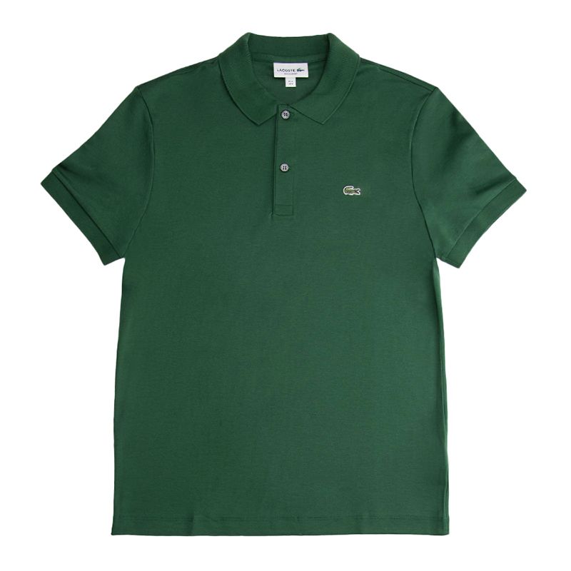 Koszulka Lacoste Cotton Shirt Regular Fit DH2050-132 - zielona