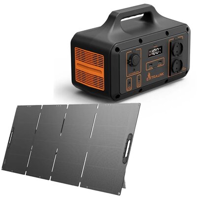 Składany panel słoneczny do stacji zasilania Extralink EPS-200W  !
